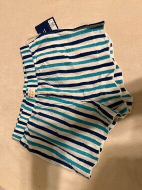 ROLLER RABBIT X TARGET Striped Blue White Boxer Shorts NWT Size Small